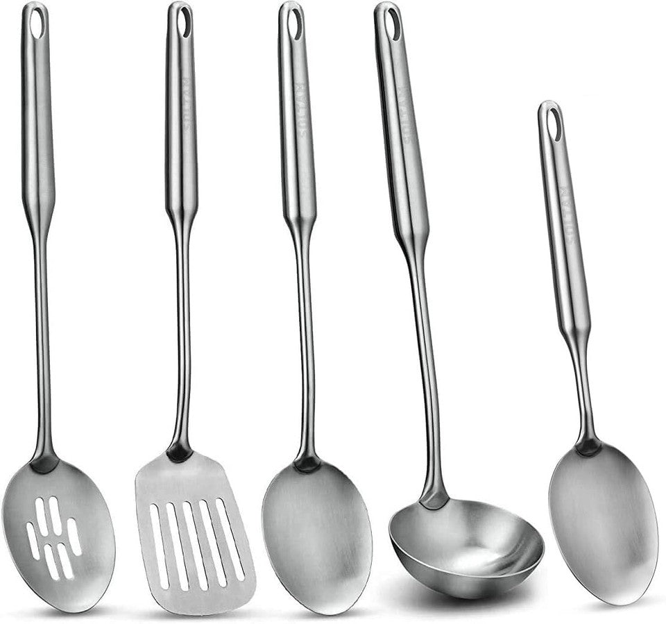 SOLTAM 5 Piece basic Kitchen utensil set - Will Last Your Kitchen a Lifetime